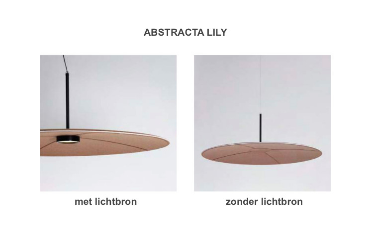 abstracta lily geluiddempende lamp