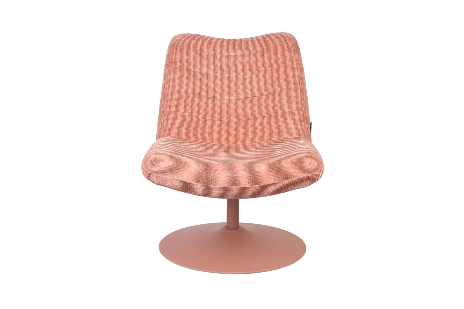 zalm roze lounge stoel